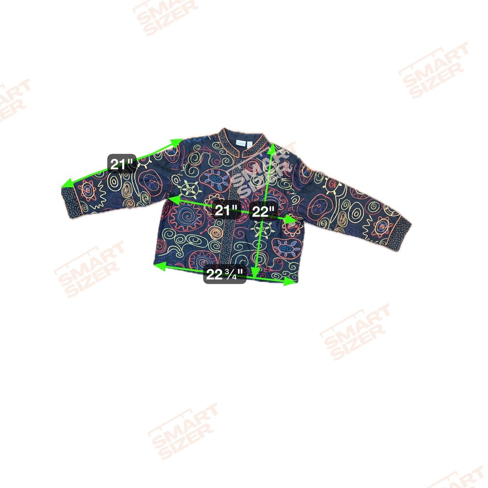 Chicos‎ Black Embroidered Silk Jacket Women Size 8 Ornate Swirls Beaded Collar - Picture 3 of 10